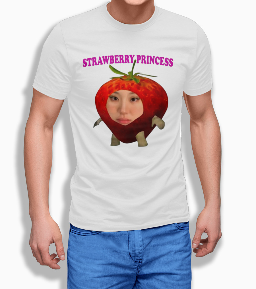 Chaeyoung Strawberry Princess In A Strawberry Costume T-Shirt