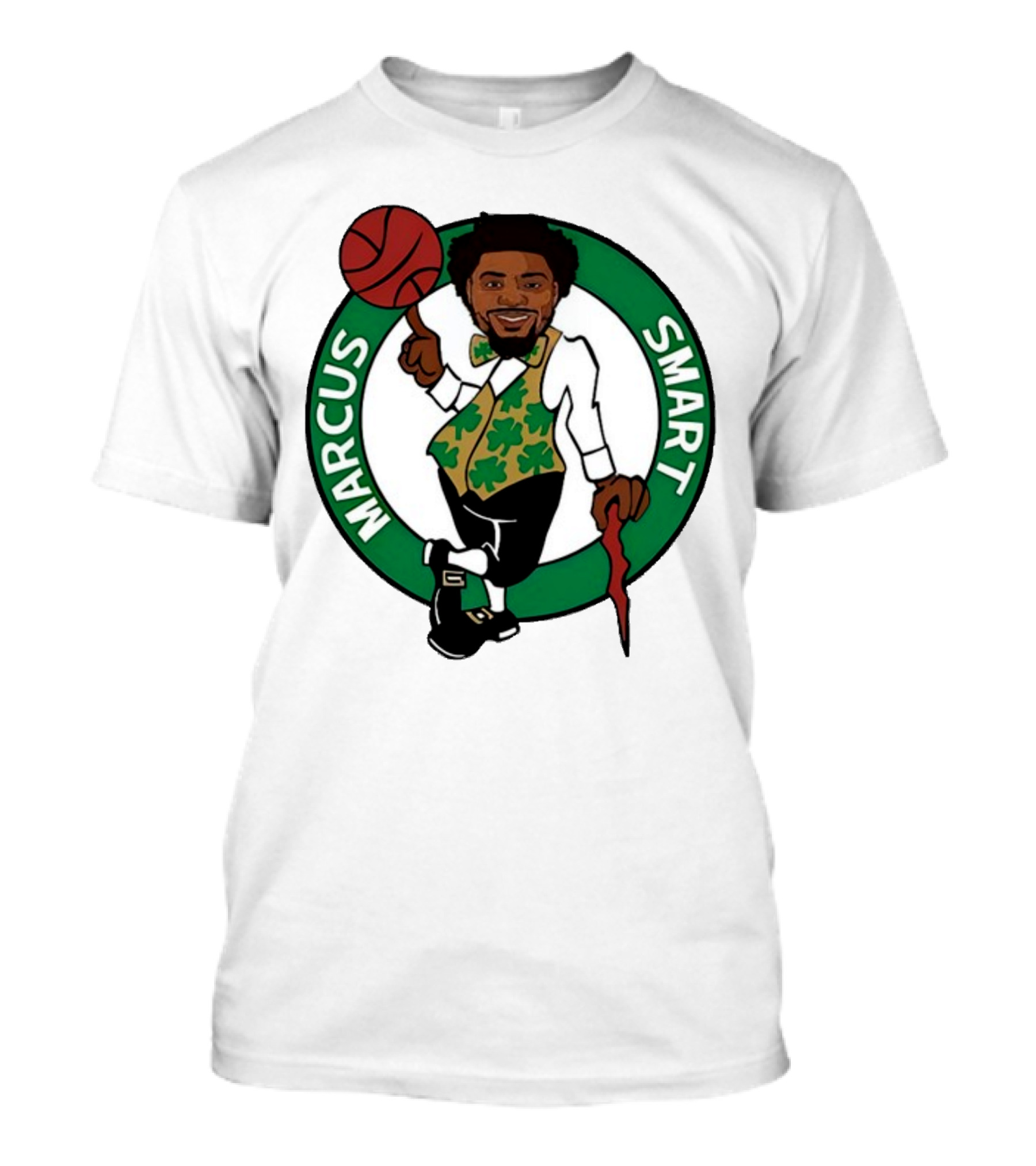 Marcus Smart Celtics Basketball Character T-Shirt