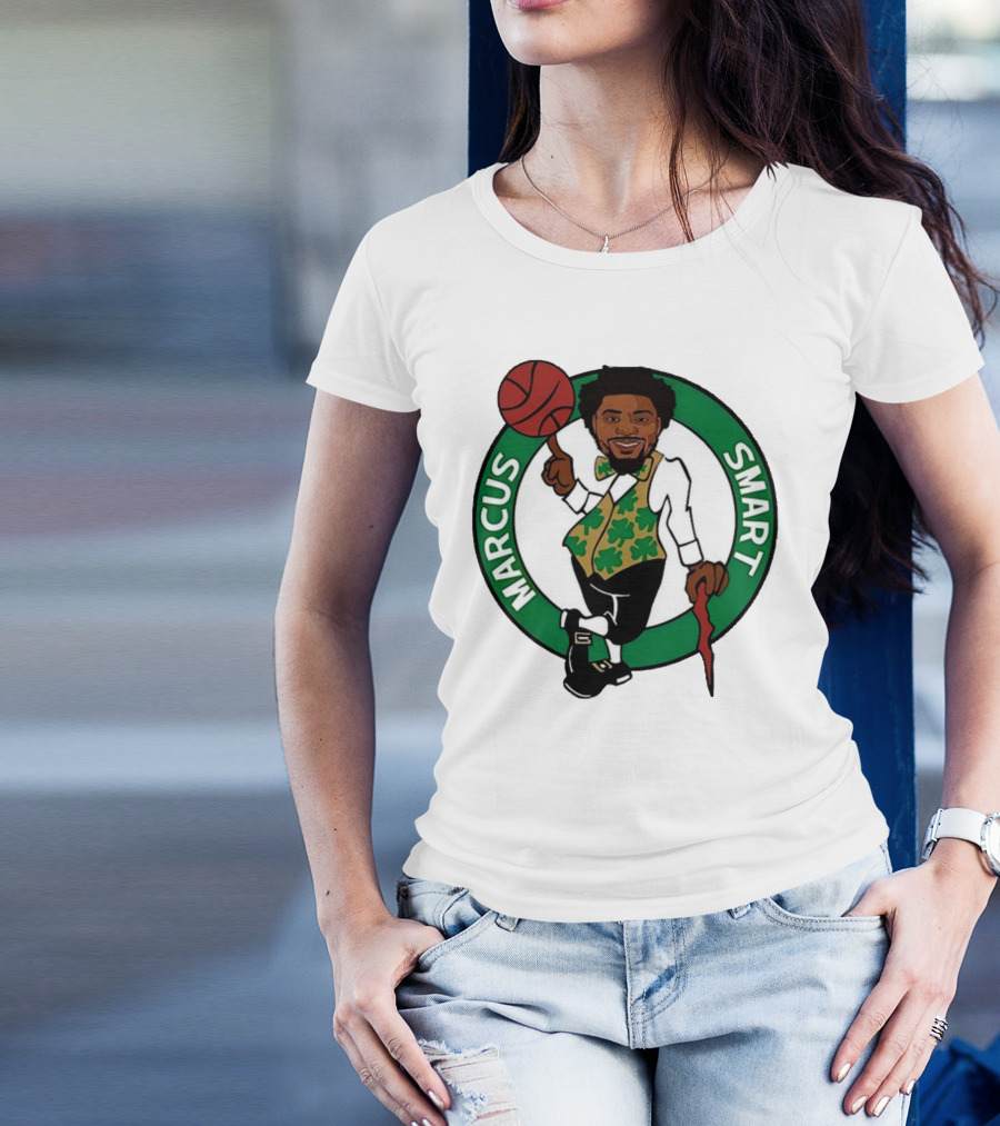 Marcus Smart Celtics Basketball Character T-Shirt