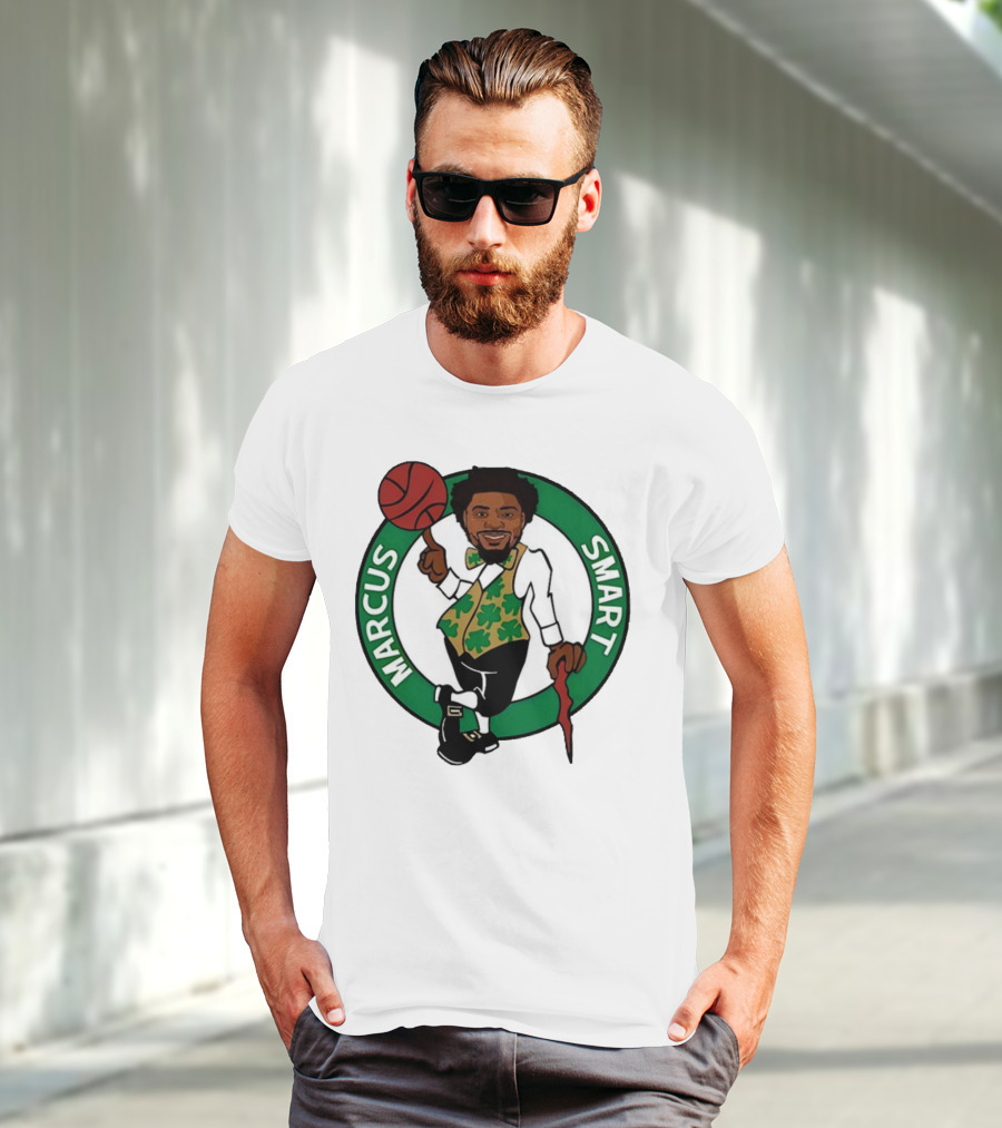 Marcus Smart Celtics Basketball Character T-Shirt