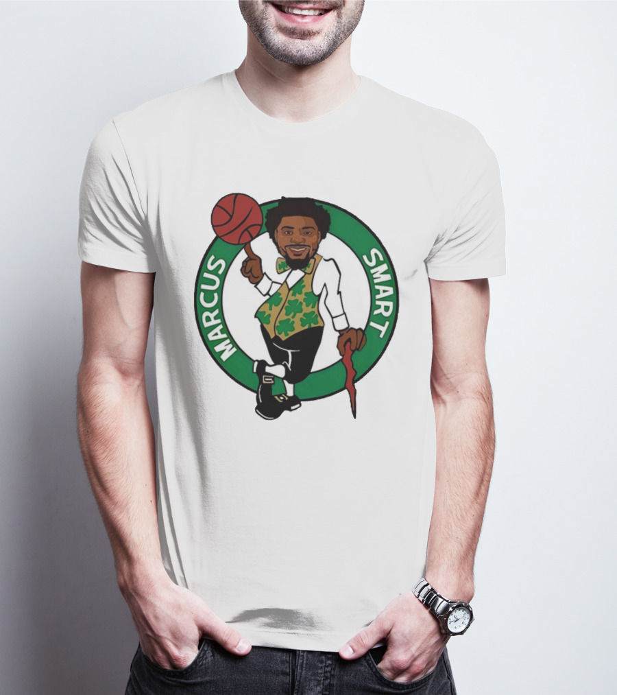 Marcus Smart Celtics Basketball Character T-Shirt