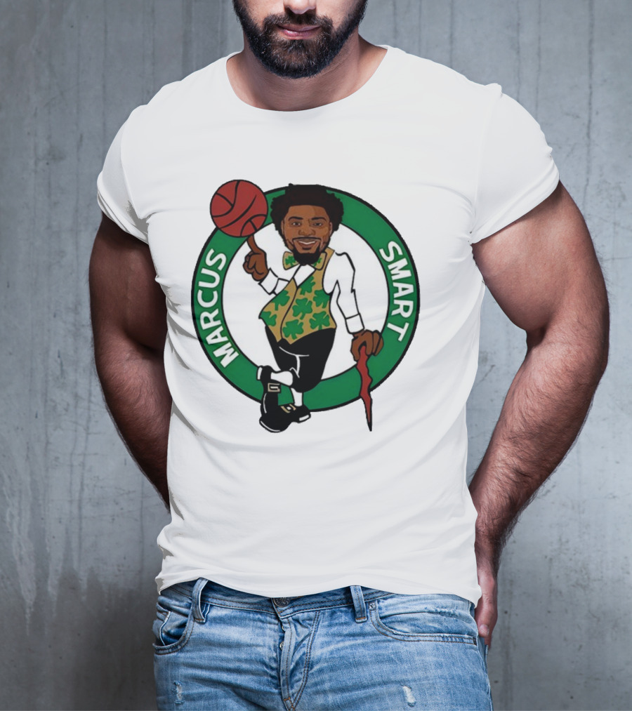 Marcus Smart Celtics Basketball Character T-Shirt