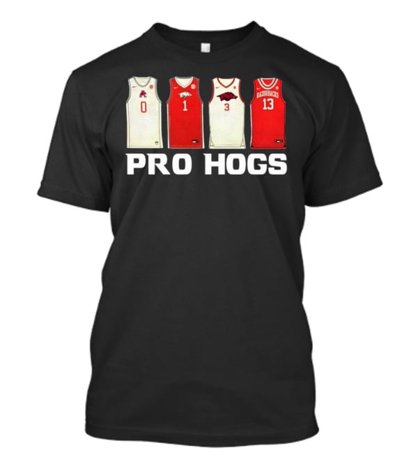 Pro Hogs Arkansas Basketball Jerseys Razorbacks Icons T-Shirt