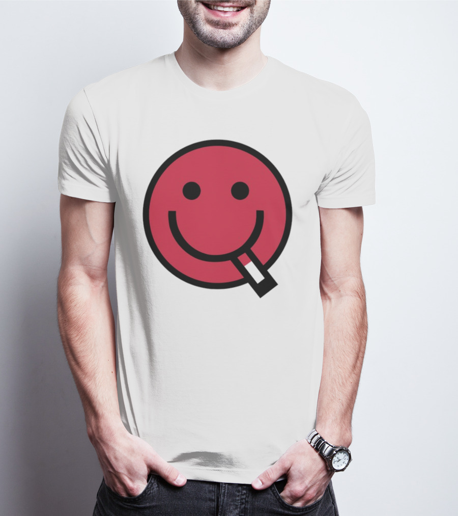 Shopsludgelife Cyggy Smiley Face Tongue T-Shirt