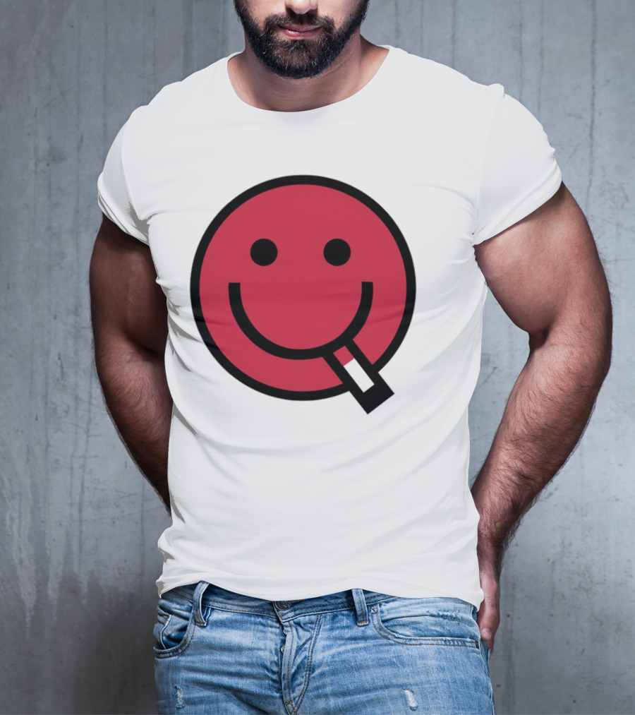Shopsludgelife Cyggy Smiley Face Tongue T-Shirt