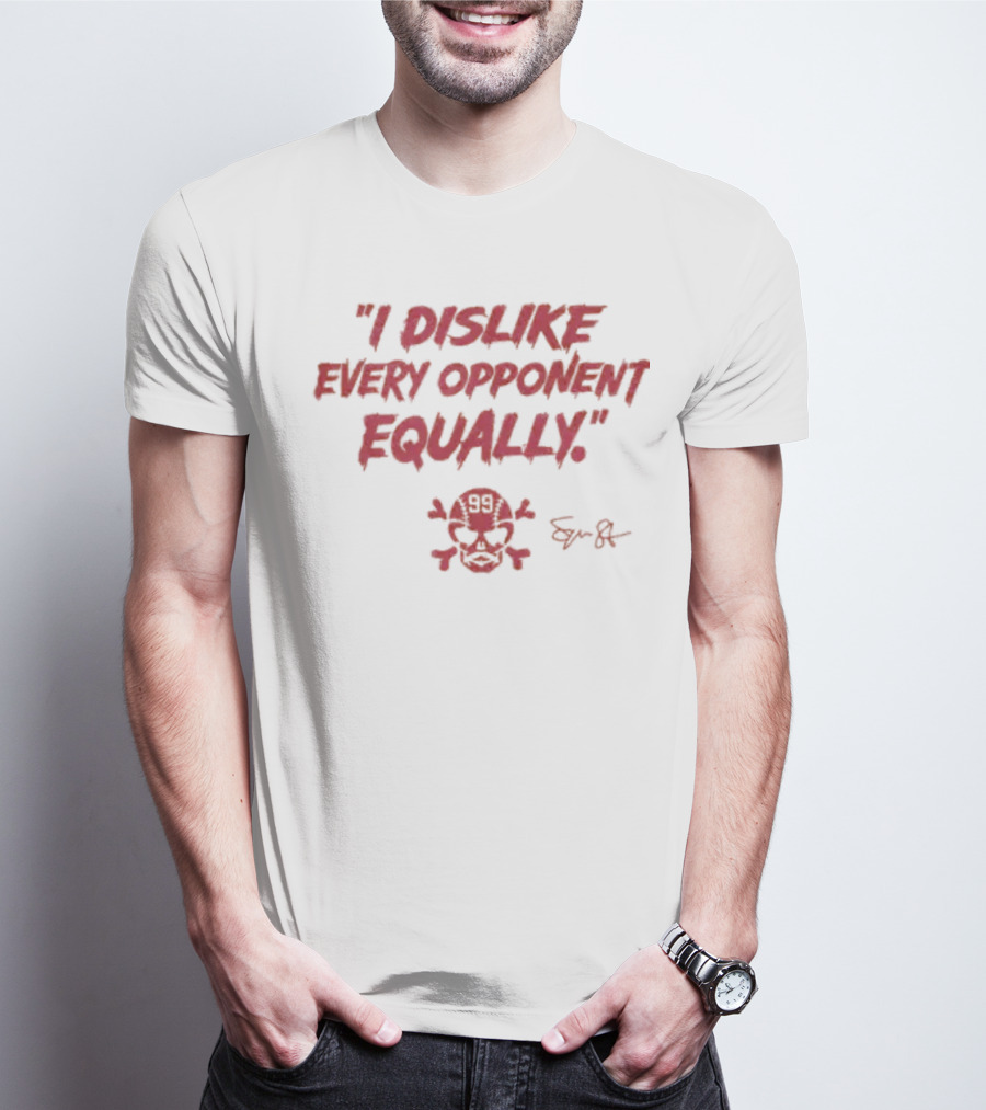 I Dislike Every Opponent Equally 99 Skull Сергей Базаревич T-Shirt