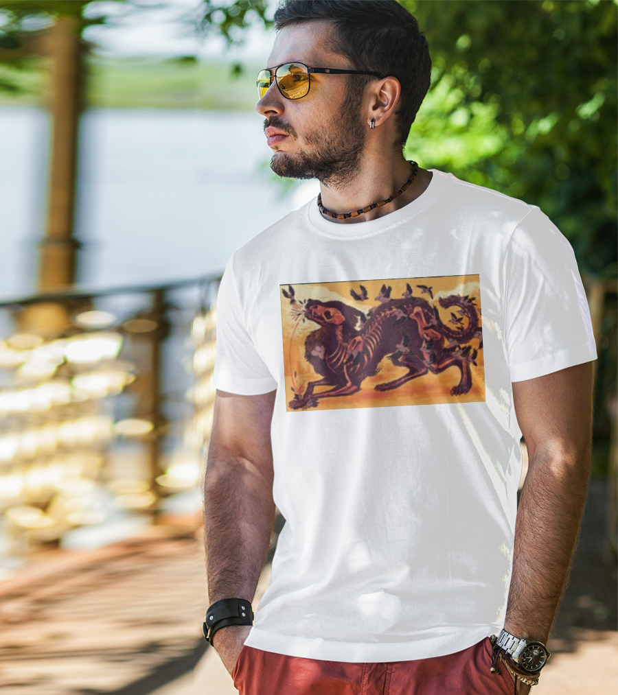 I Lost My Head Again Skeleton Wolves Corvus Ravens T-Shirt