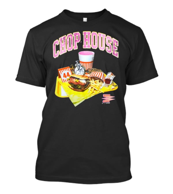 Chop House 44 Fast Food Combo With Burger Fries Drink And Condiments T-Shirt