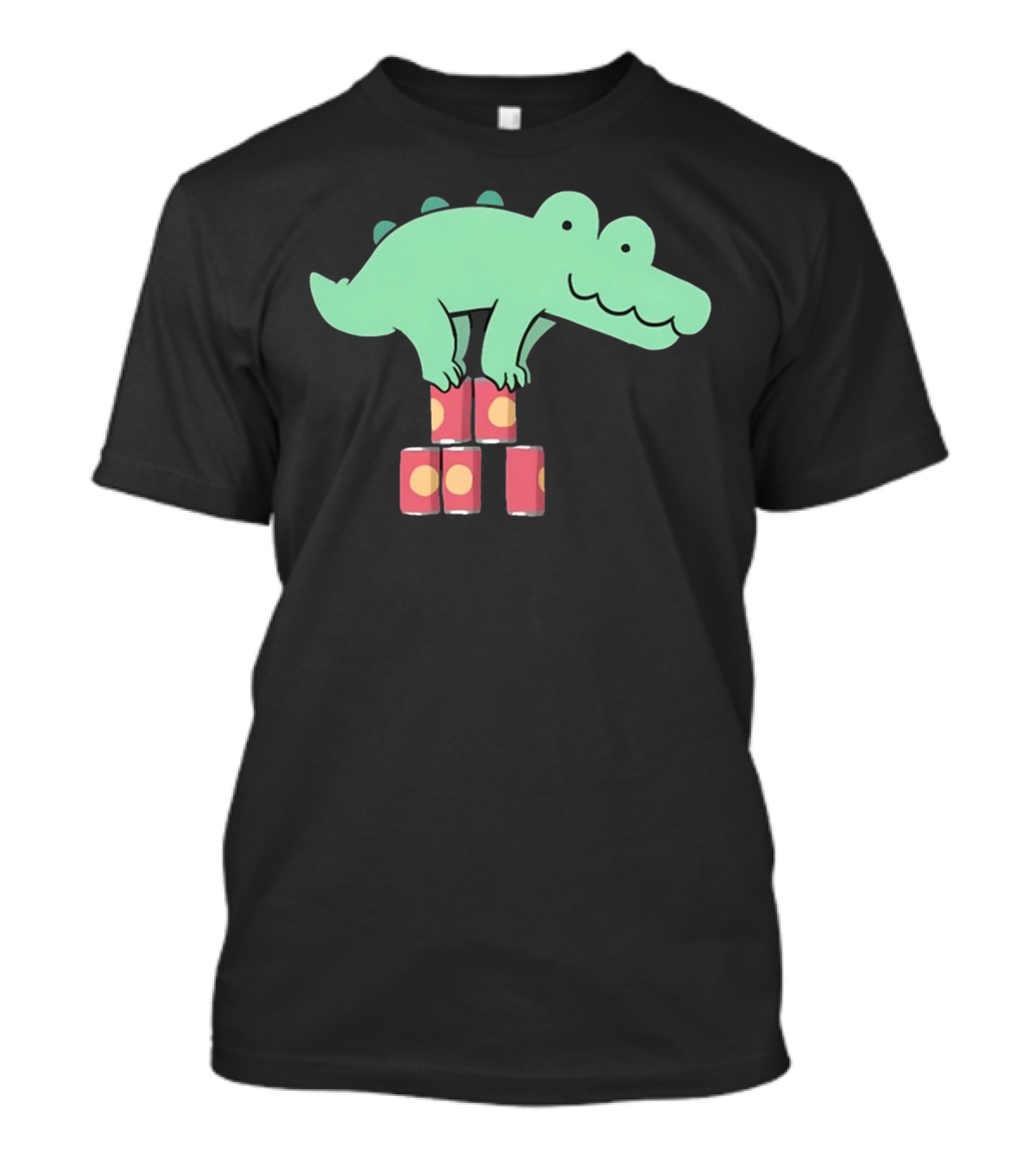 Deadlycomics Orlando Alligator Balancing On Cans T-Shirt