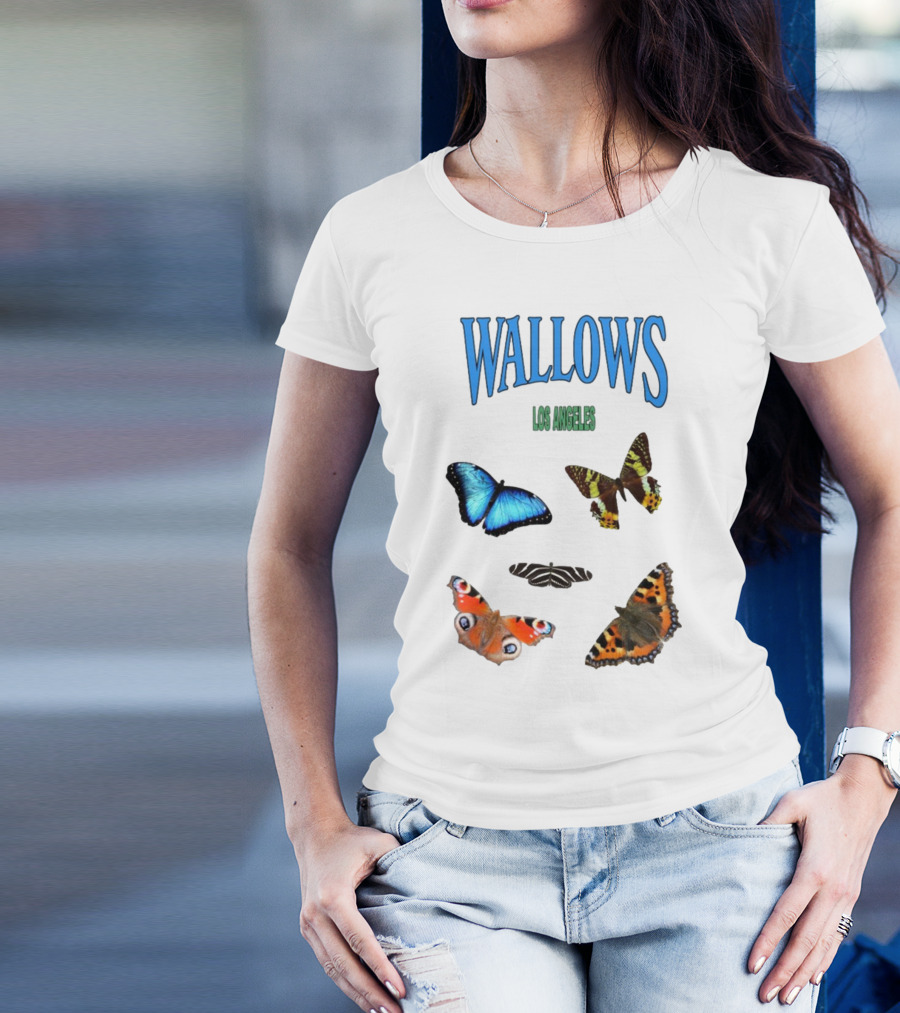 WALLOWS LOS ANGELES BUTTERFLIES T-Shirt