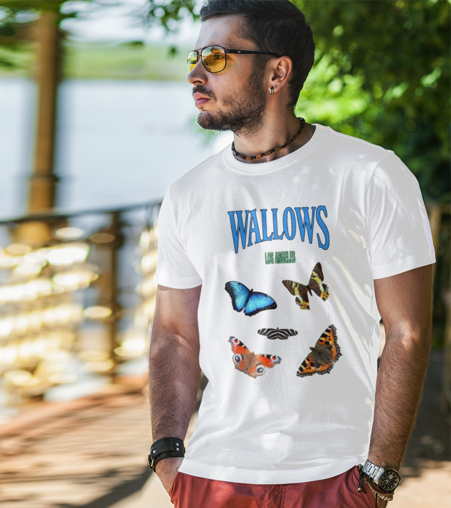 WALLOWS LOS ANGELES BUTTERFLIES T-Shirt