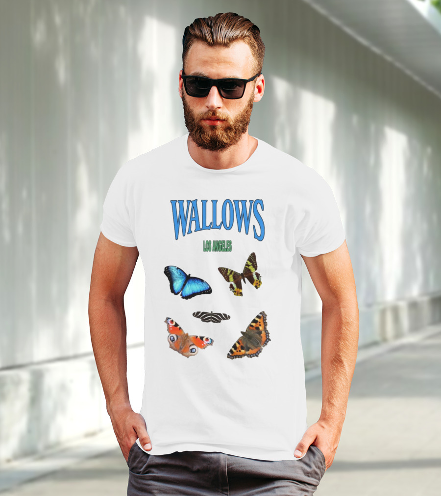 WALLOWS LOS ANGELES BUTTERFLIES T-Shirt