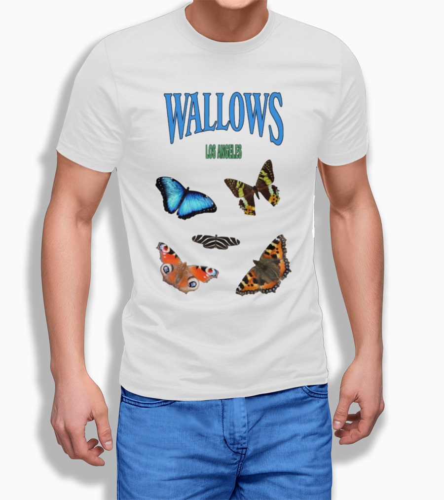 WALLOWS LOS ANGELES BUTTERFLIES T-Shirt