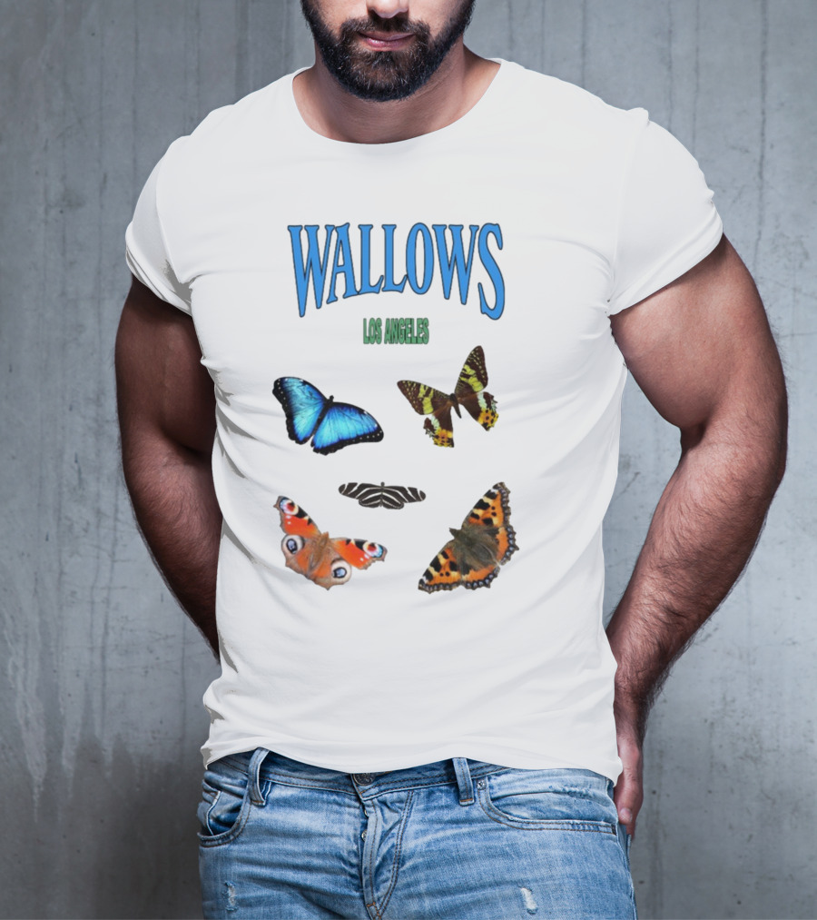 WALLOWS LOS ANGELES BUTTERFLIES T-Shirt