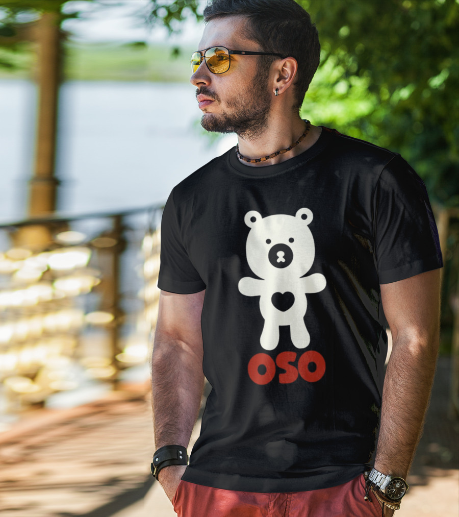 Wicked Naughty Oso Gay Bear Heart T-Shirt