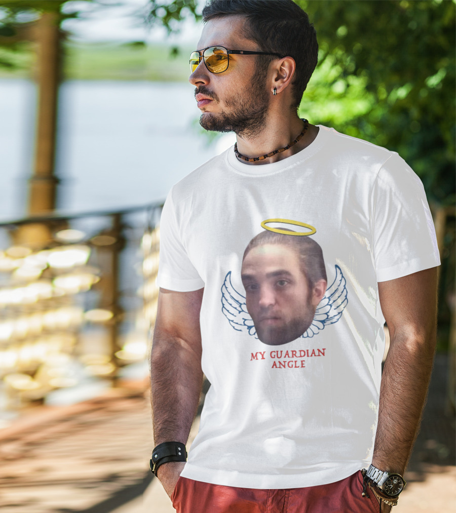 My Guardian Angle Robert Pattinson Halo Wings T-Shirt