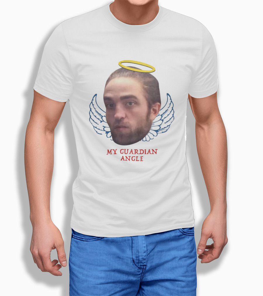 My Guardian Angle Robert Pattinson Halo Wings T-Shirt