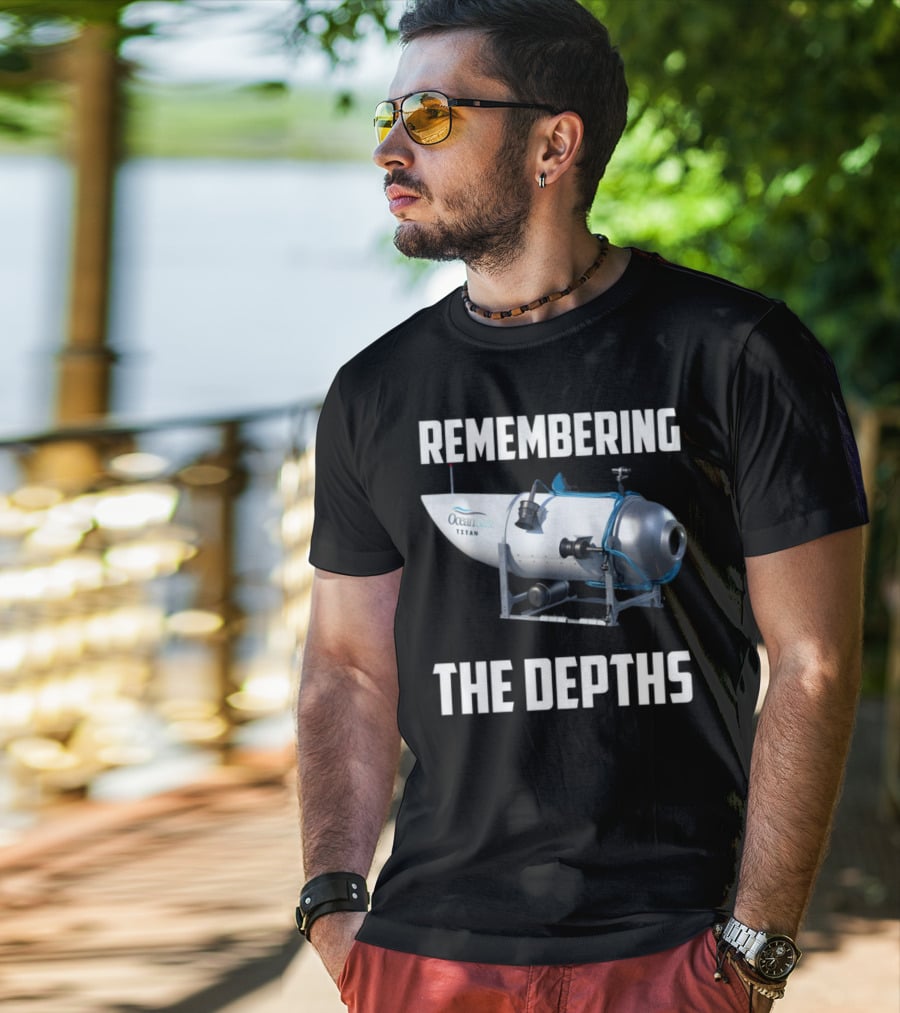 Remembering The Depths OceanGate Titan Submersible T-Shirt