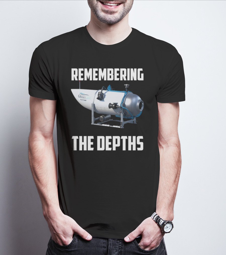 Remembering The Depths OceanGate Titan Submersible T-Shirt