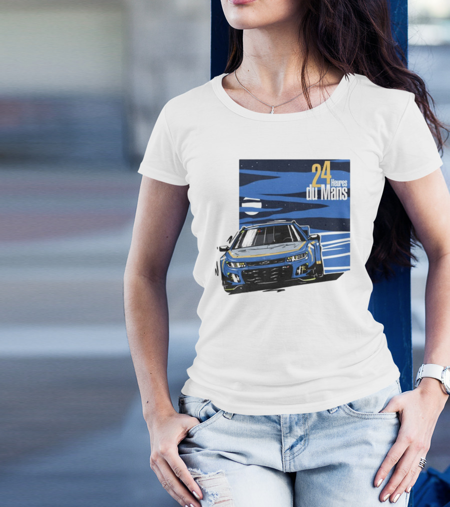 24 Heures Du Mans Racing Car Scene Cam De Bastiani T-Shirt