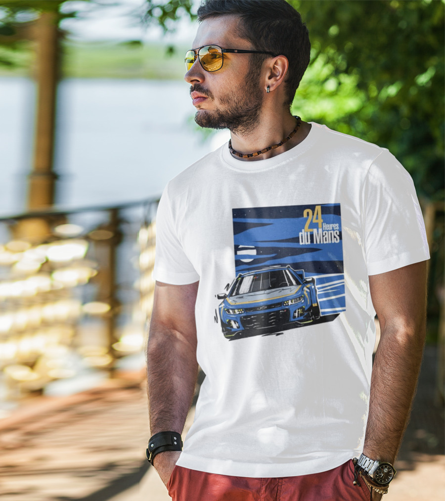 24 Heures Du Mans Racing Car Scene Cam De Bastiani T-Shirt