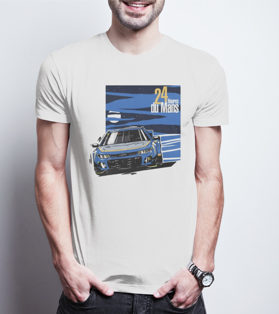 24 Heures Du Mans Racing Car Scene Cam De Bastiani T-Shirt
