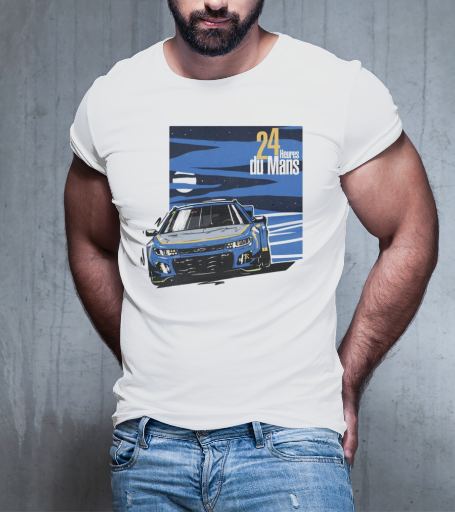 24 Heures Du Mans Racing Car Scene Cam De Bastiani T-Shirt