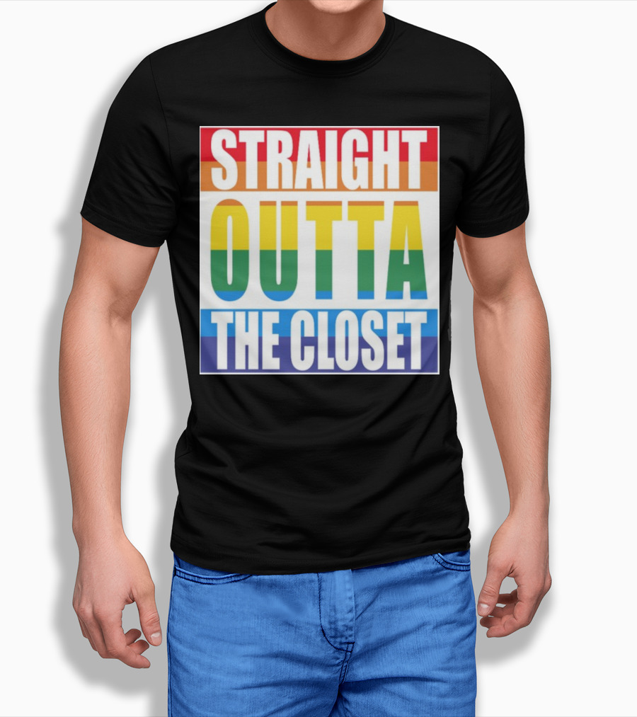 Noah Schnapp Straight Outta The Closet Rainbow T-Shirt