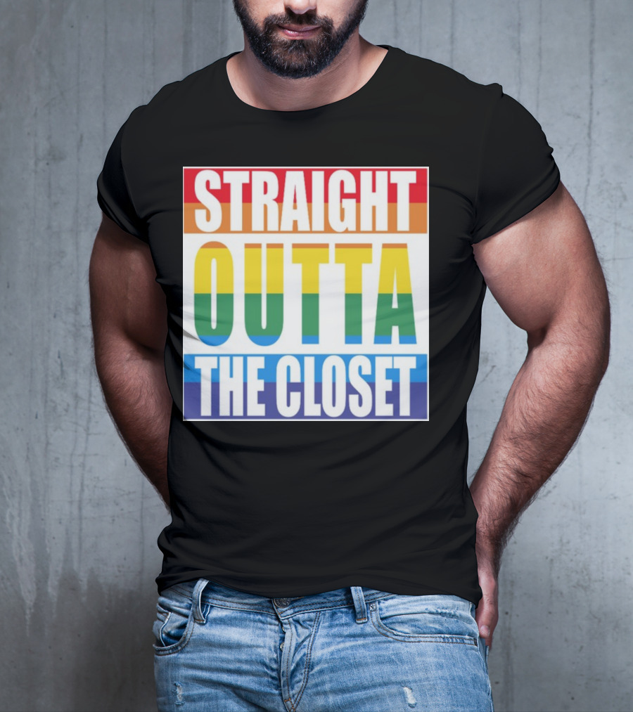 Noah Schnapp Straight Outta The Closet Rainbow T-Shirt