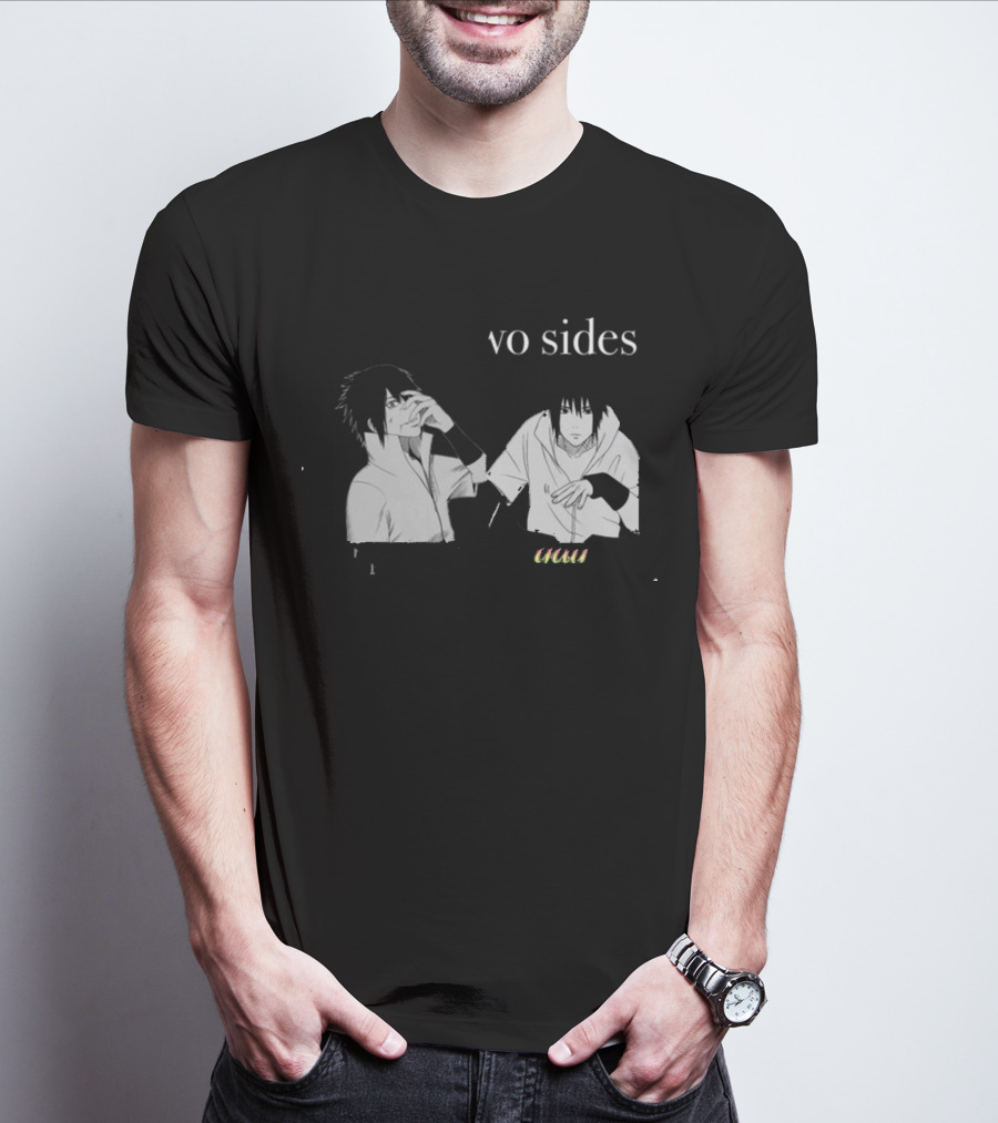 I Have Two Sides Mentally Unstable Gay Anime Character Contrasts T-Shirt