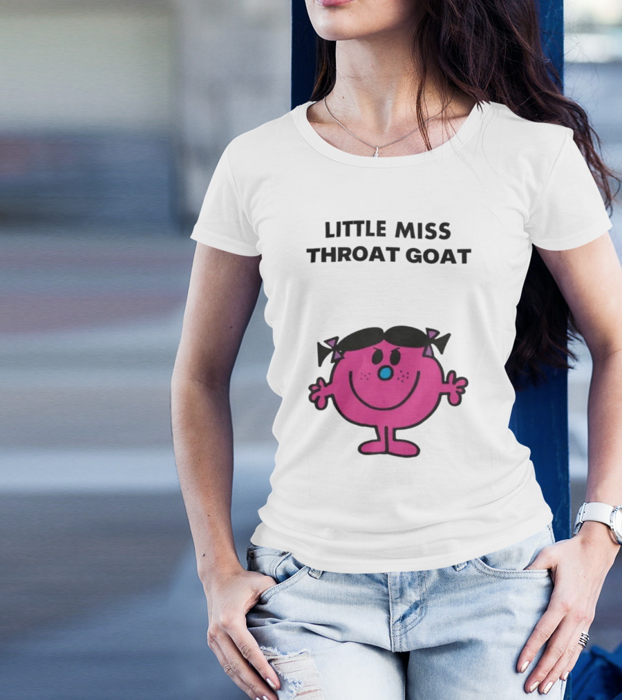 Little Miss Throat Goat Mr. Men T-Shirt