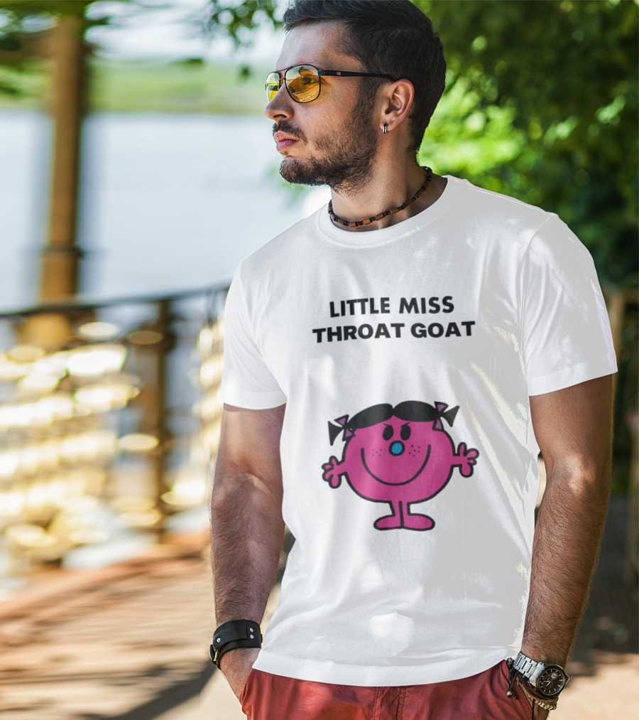 Little Miss Throat Goat Mr. Men T-Shirt