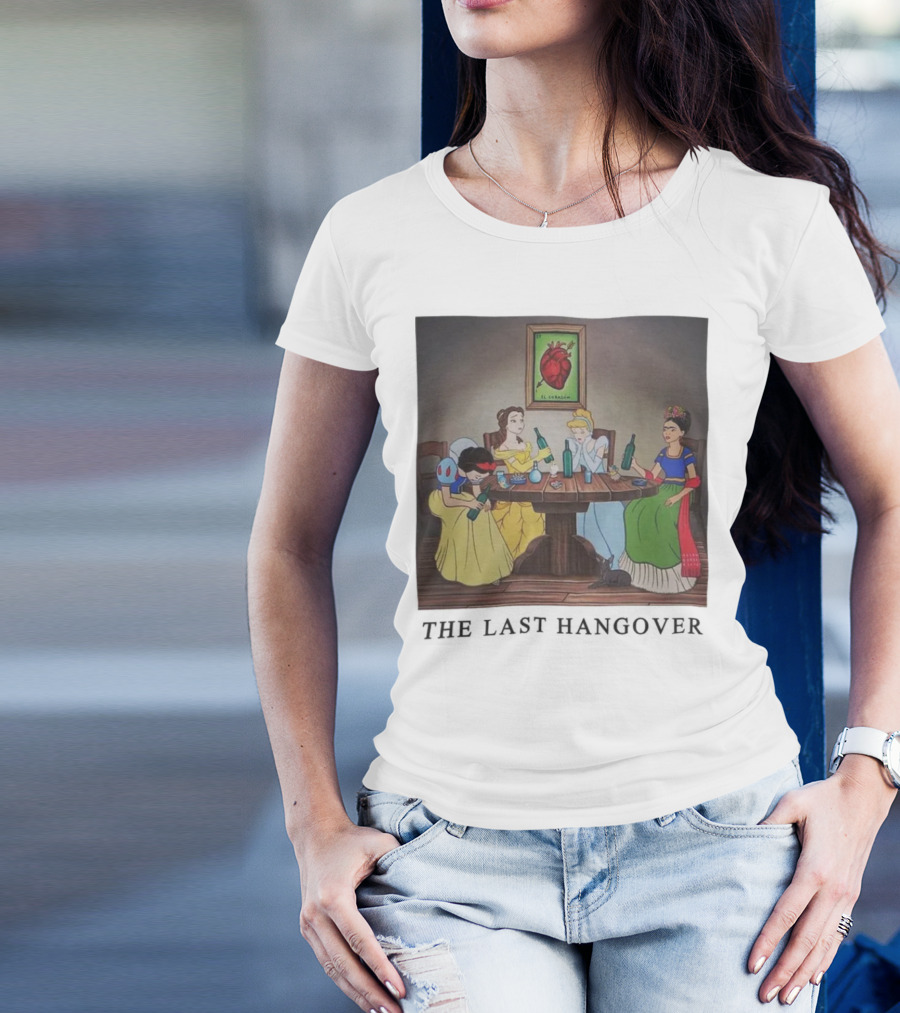 The Last Hangover Princesses With Frida Khalo At Party T-Shirt