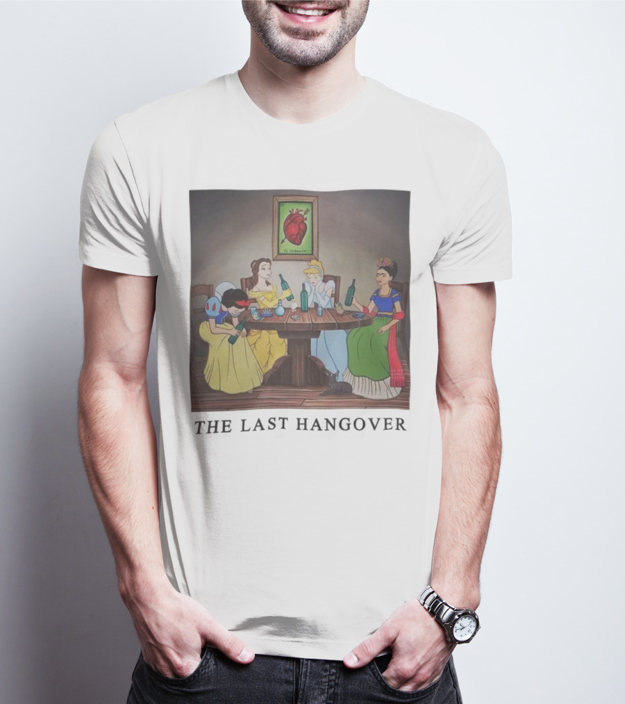 The Last Hangover Princesses With Frida Khalo At Party T-Shirt