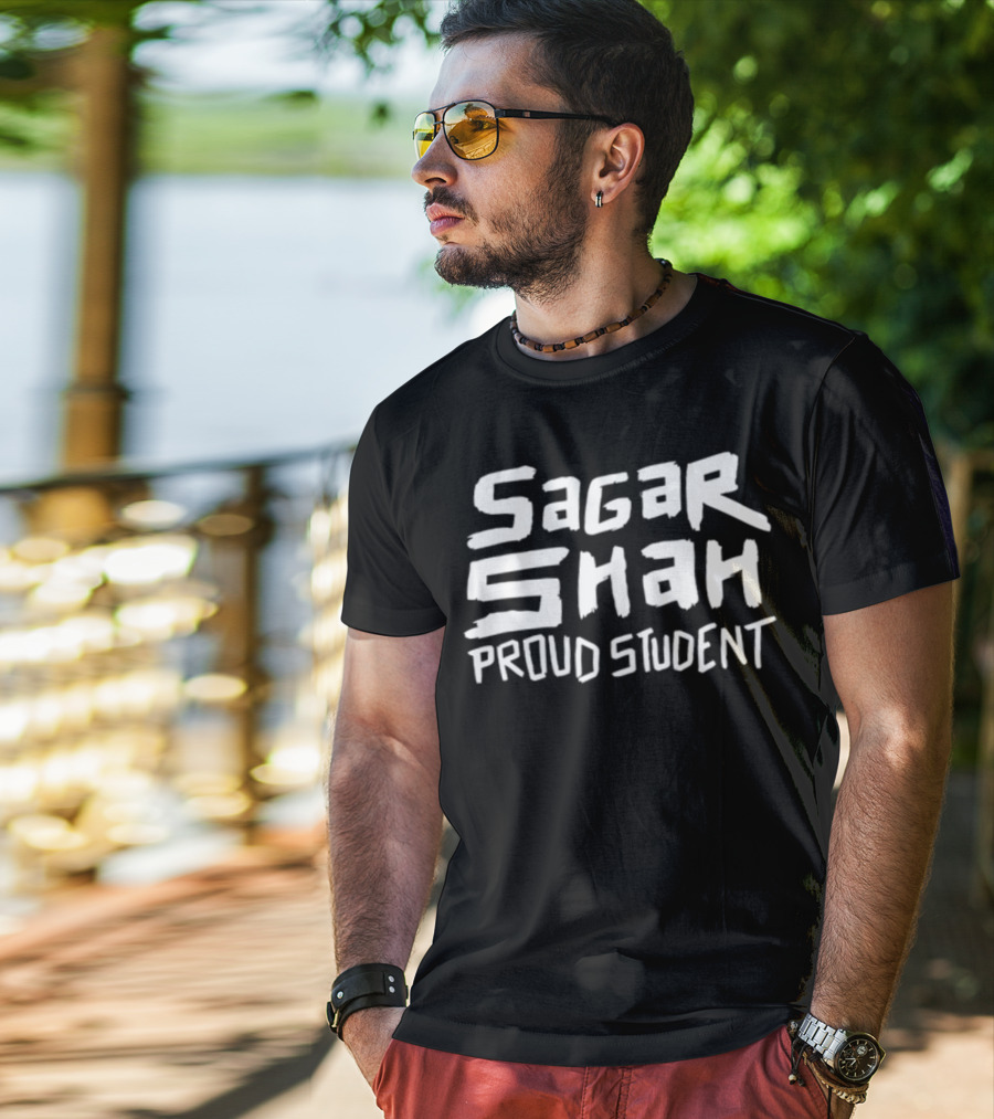 Sagar Shah Proud Student Chess Enthusiast Collection T-Shirt
