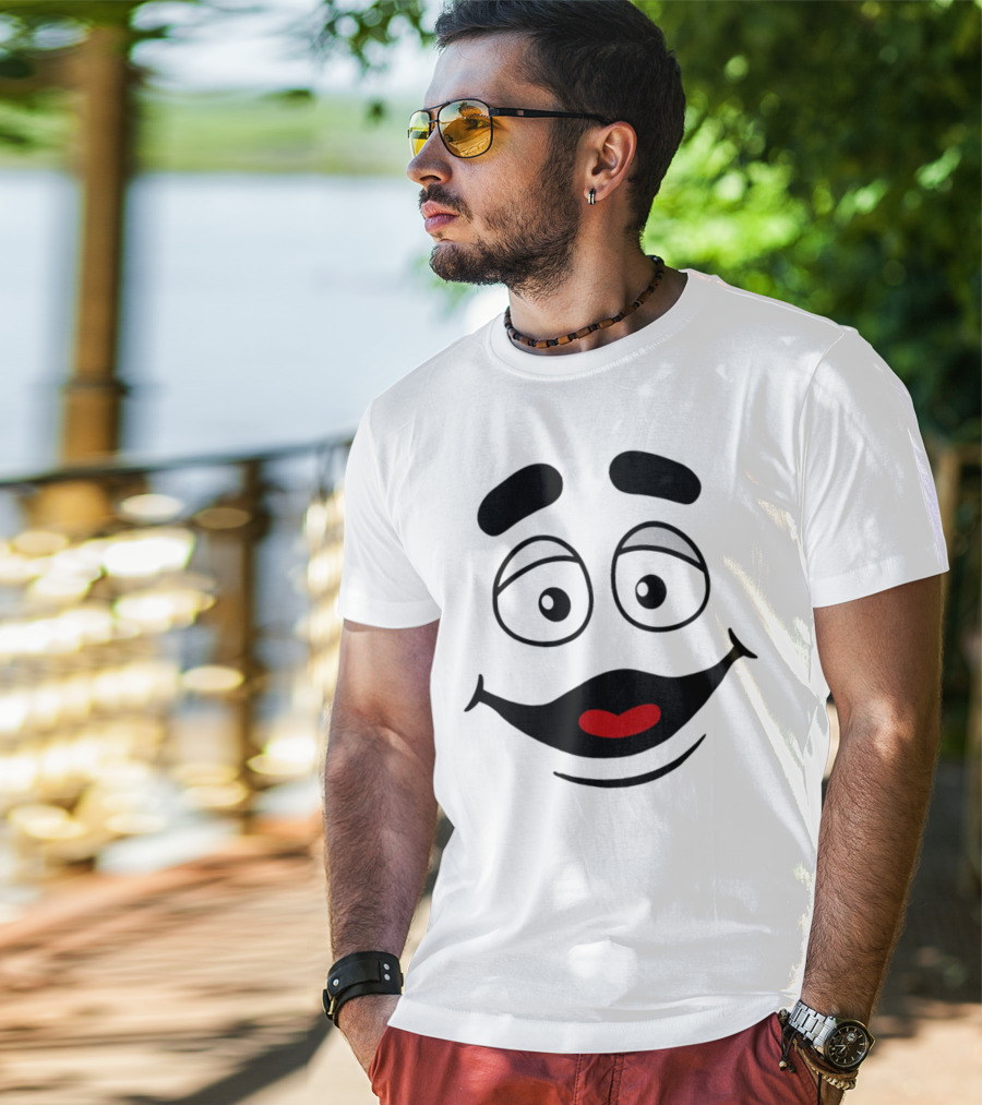 Goldenarchesunlimited Grimace Face Character Expression T-Shirt