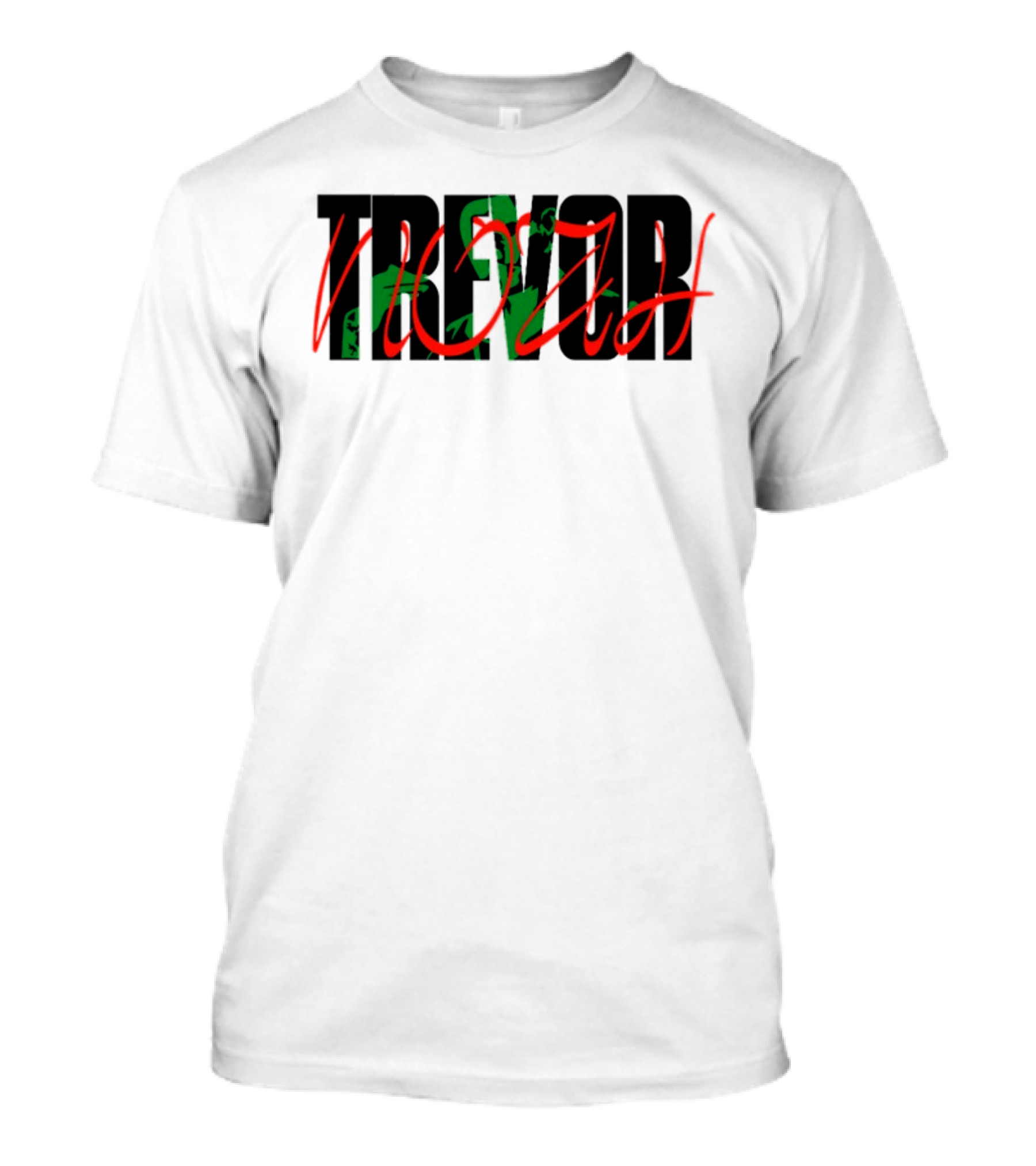 Trevor Noah With Green Art And Red Script T-Shirt