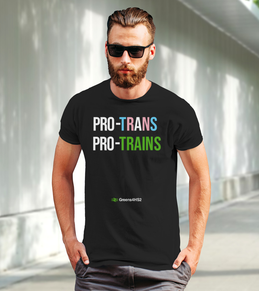 Gareth Dennis Pro Trans Pro Trains Greens4HS2 T-Shirt