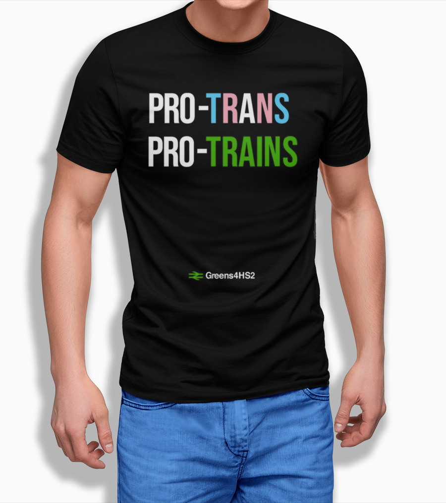 Gareth Dennis Pro Trans Pro Trains Greens4HS2 T-Shirt