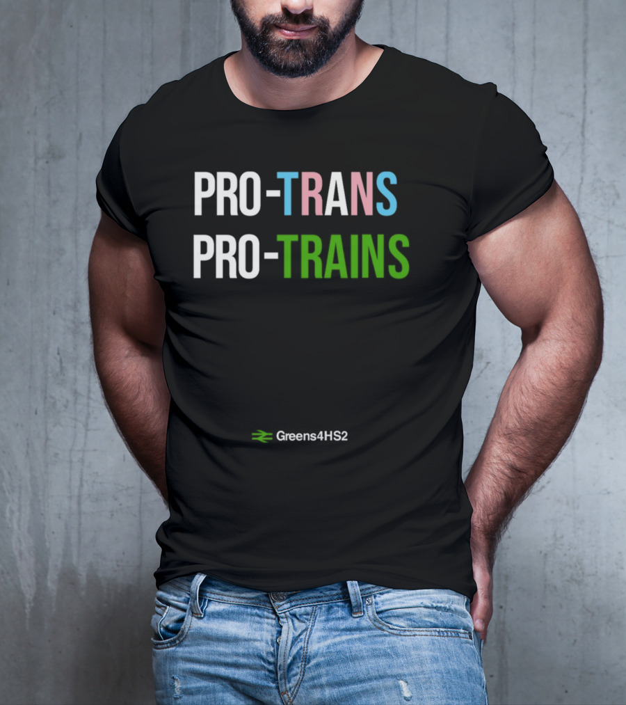 Gareth Dennis Pro Trans Pro Trains Greens4HS2 T-Shirt