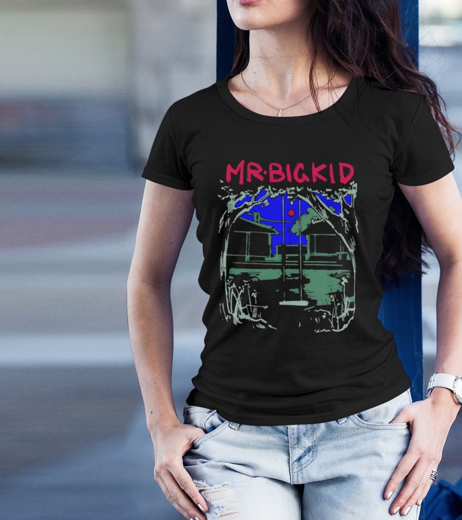 MR BIG KID Swing Under Tree House Night Scene T-Shirt