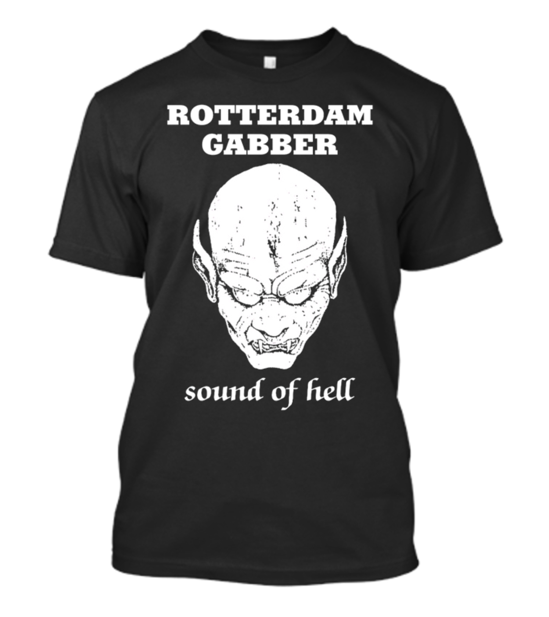 ROTTERDAM GABBER SOUND OF HELL Demon Head T-Shirt