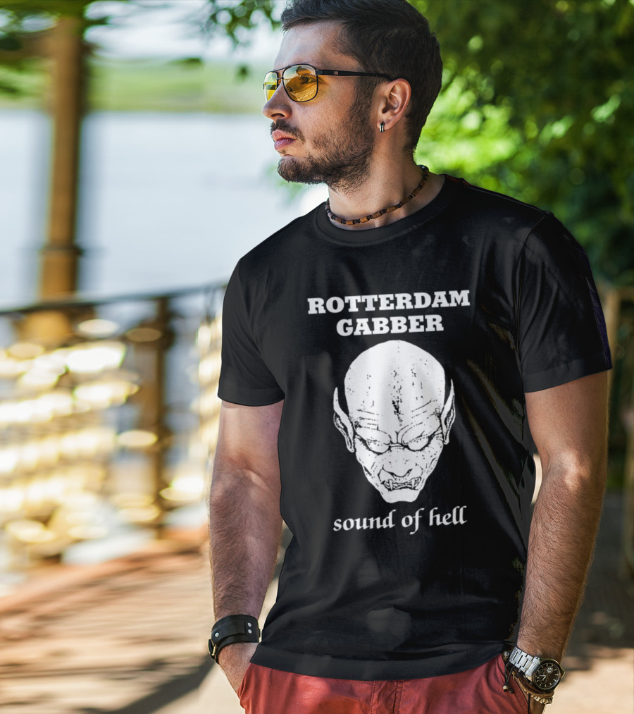 ROTTERDAM GABBER SOUND OF HELL Demon Head T-Shirt