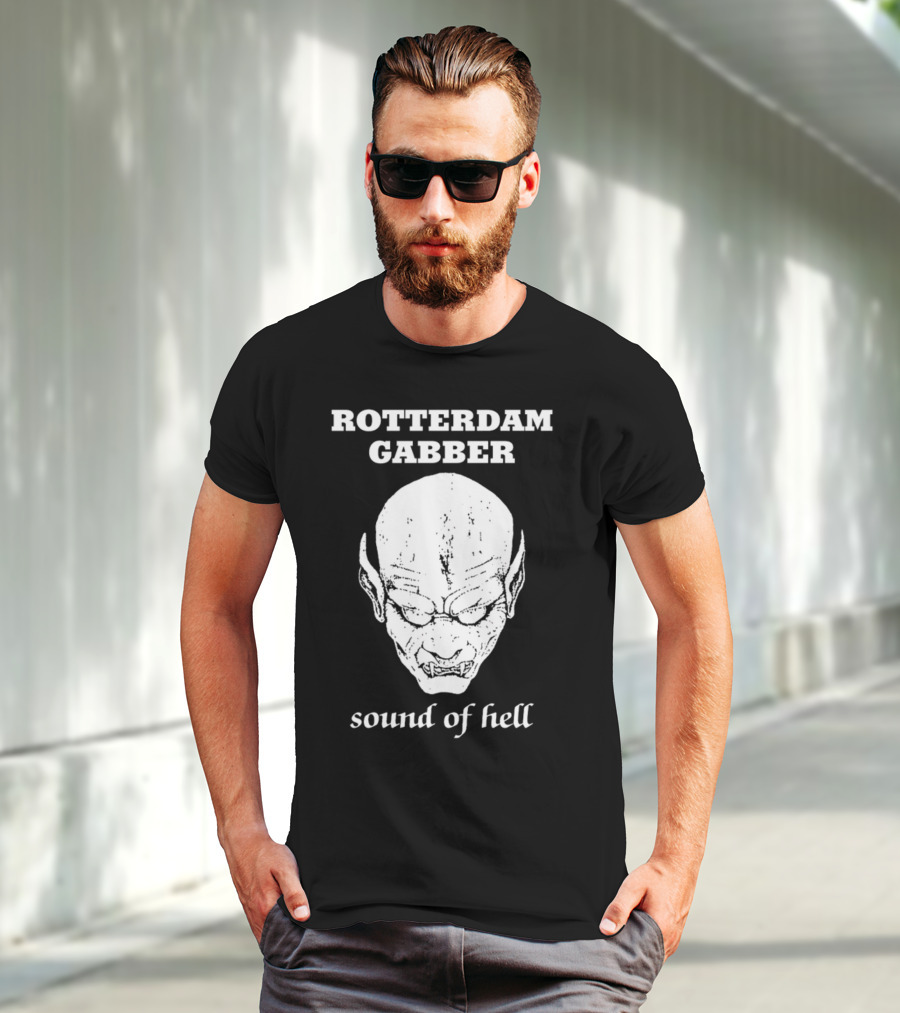 ROTTERDAM GABBER SOUND OF HELL Demon Head T-Shirt