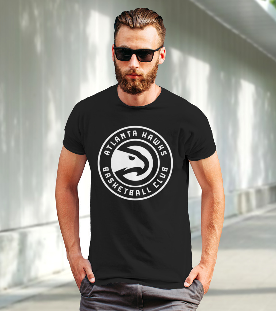 Atlanta Hawks Basketball Club Logo New T-Shirt