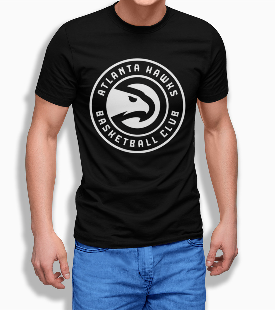 Atlanta Hawks Basketball Club Logo New T-Shirt