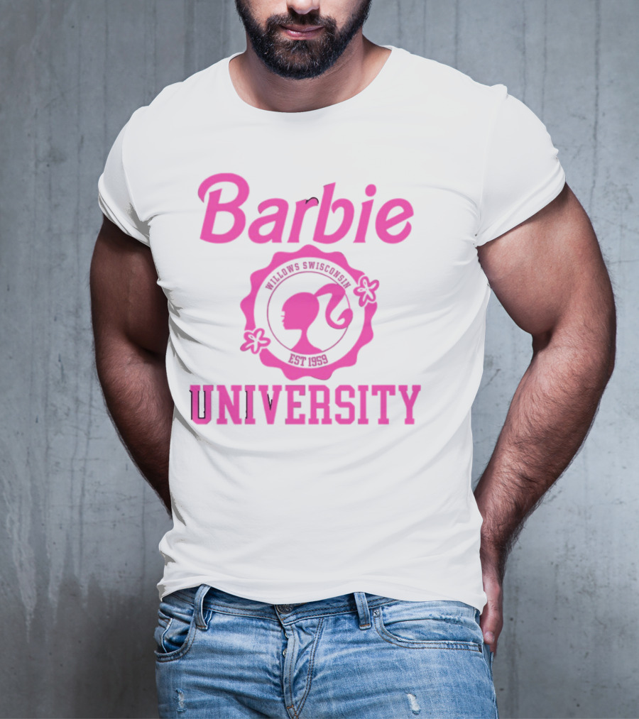 Barbie University Willows Wisconsin Est 1959 T-Shirt