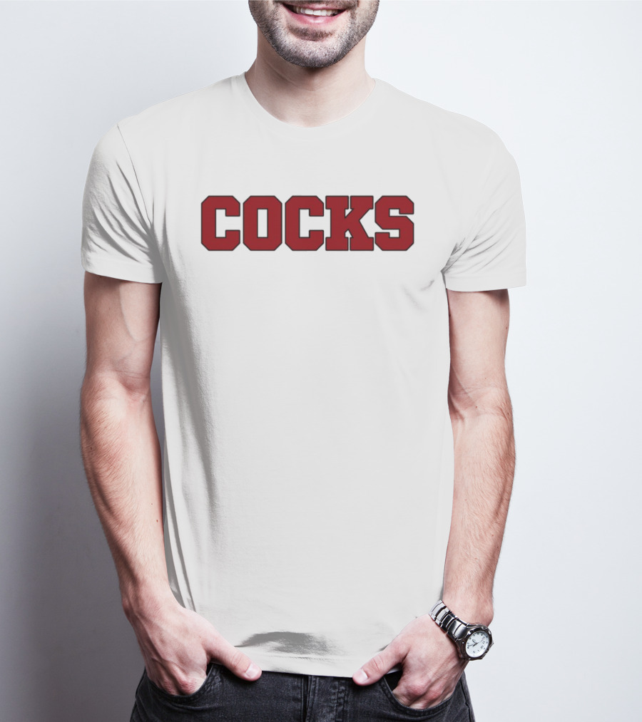 Yungblud Cocks Shirt Text Bold Red Lettering T-Shirt