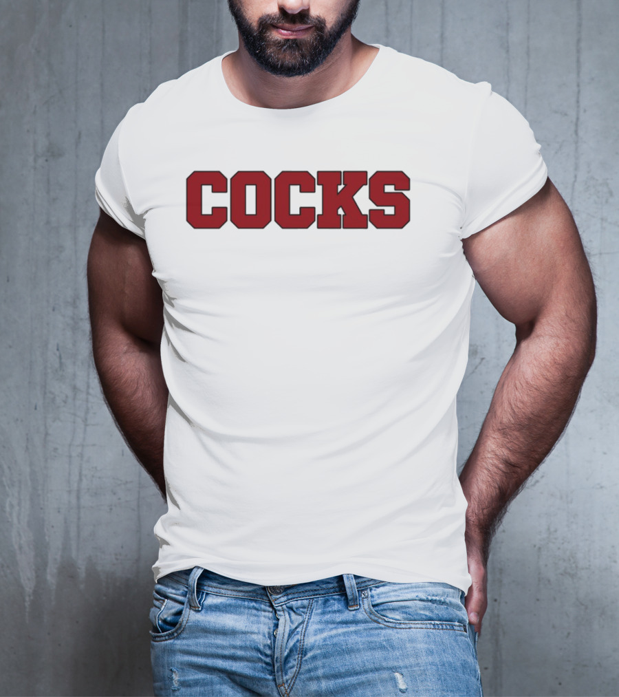 Yungblud Cocks Shirt Text Bold Red Lettering T-Shirt