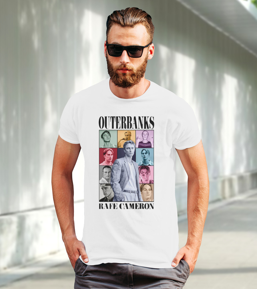 Outerbanks Rafe Cameron Multicolored Collage Collection T-Shirt